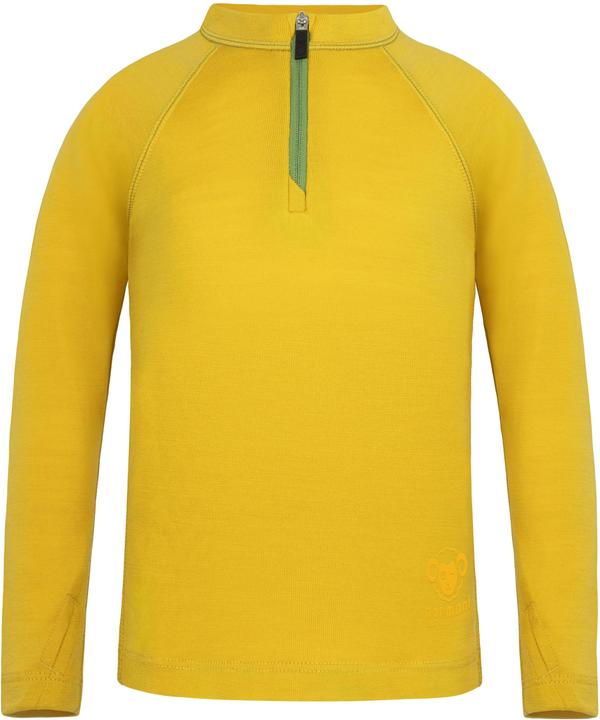 Normani Kinder Merino Langarm mit 1/4 Zipper „Nyapari“ - 9545
