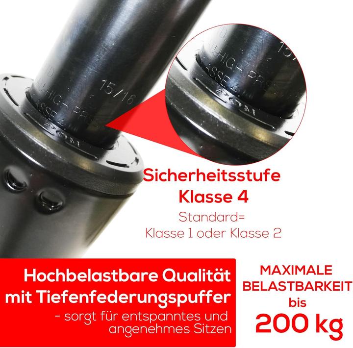Produktbild MyNeeed Gasfeder für Bürostuhl bis 200 kg Belastung
