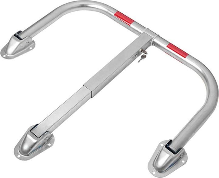 Actual product image Moravia Parking bracket SESAM 455 x 960 mm galvanised with reflective red rings