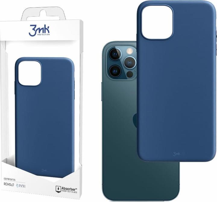 Actual product image 3MK Matt Case iPhone 12/12 Pro 6.1" jagoda (Realme 12 Pro+, Apple iPhone 12)