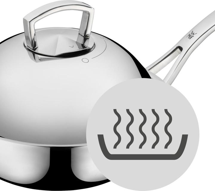 Immagine prodotto WMF wok moltiplicare (28 cm, Wok, Acciaio inossidabile)