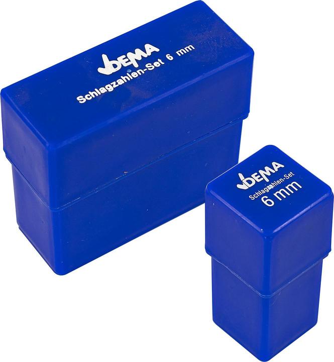 Produktbild Dema Schlagzahlen Schlachbuchstaben Set 36tlg | 6mm