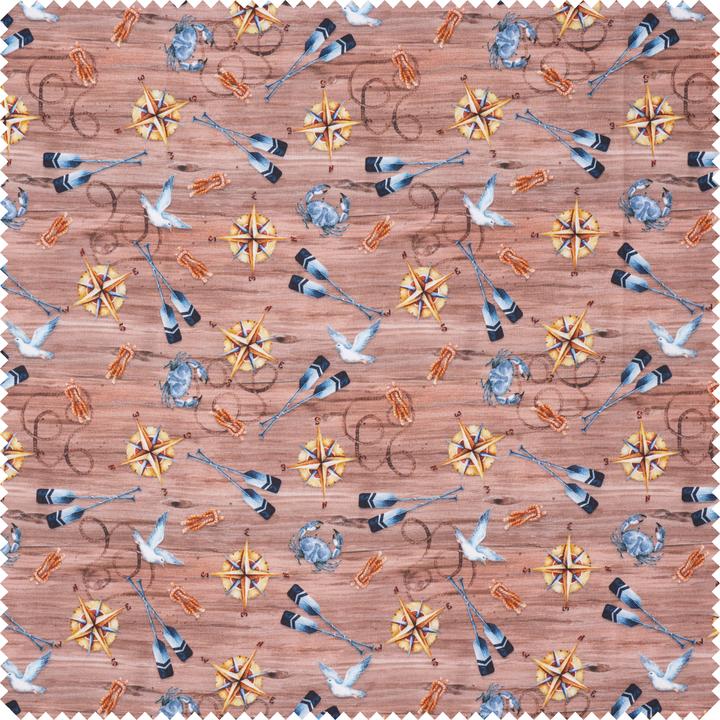 Image du produit VBS Tissu de coton "Nautik", largeur 150 cm, vendu au mètre