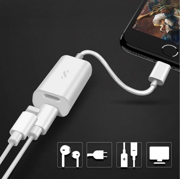 Produktbild PowerGuard 2 in 1 Dual Lightning Audio & Charge Adapter Splitter (Lightning, Lightning)