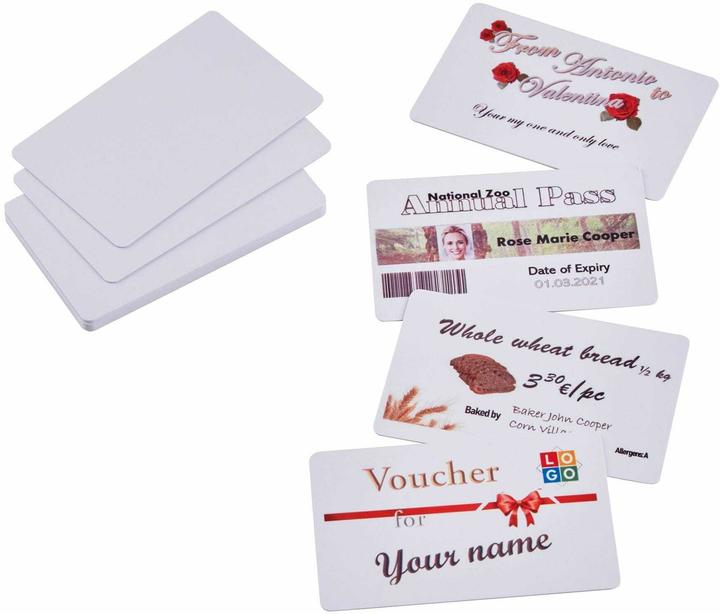 Actual product image Colop Labels PVC cards 85.5 x 54 mm, 50 pieces