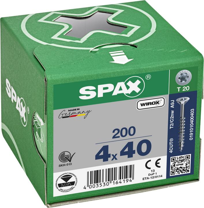 Image du produit Spax Vis universelles (200 Vis par pièce)