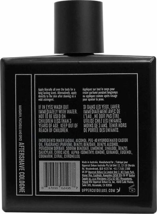 Uppercut Deluxe After Shave Eau de Cologne (Aftershave Sprühpumpe, 100 ml)