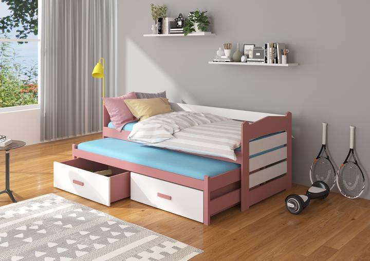 Actual product image ADRK Furniture Double bed with mattresses TIARRO 180x80 (180 x 80 cm)