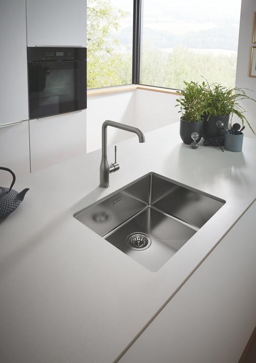 Actual product image Grohe Kitchen mixer with single-lever mixer Essence New hard graphite brushed 30269