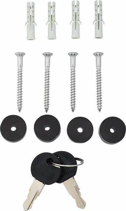 Produktbild Burg Wächter Briefkasten Edelstahl BxHxT 380/340/148 mm Lucca 3713 Ni mit Öffnungsstopp