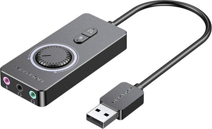 Immagine prodotto Vention Scheda audio esterna USB 2.0 CDRBF 1m (nero) (USB 2.0)