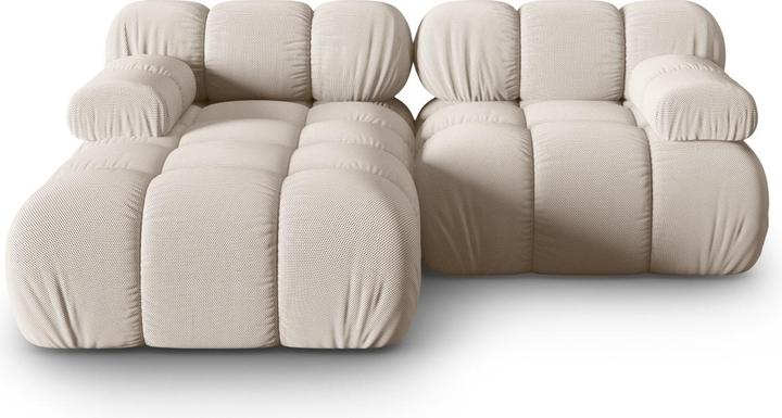 Actual product image Micadoni Modular Left Corner Sofa, "Bellis", 3 Seats, 188x155x70Made in Europe (Corner sofa)