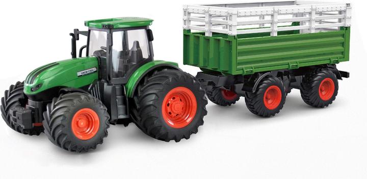 Produktbild Amewi Traktor mit Viehtransporter, Grün 1:24, RTR (RTR Ready-to-Run)
