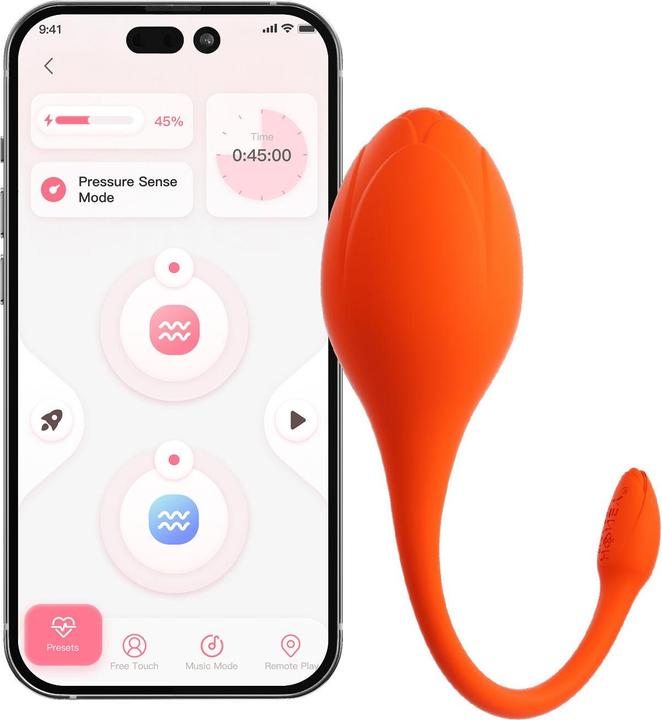 Immagine prodotto Honey Play Box LILI App-Controlled Egg Vibrator Orange