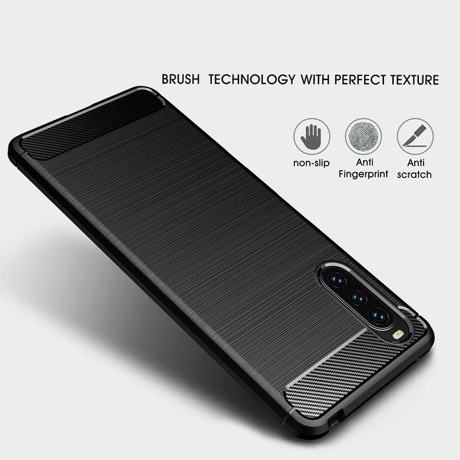 Immagine prodotto MU Style Serie Softcase in fibra di carbonio TPU (Sony Xperia 10 III)