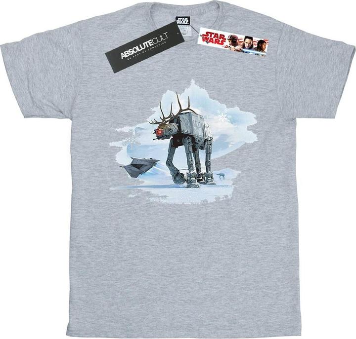 Star Wars Christmas ATAT Reindeer TShirt (L)