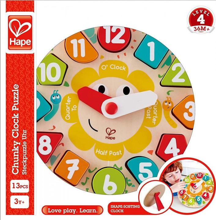 Produktbild Hape Steckpuzzle (13 Teile)