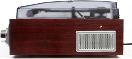 Produktbild Camry CR 1113 Audio-Plattenspieler mit Riemenantrieb, Cappuccino, Chrom, Holz (Halbautomatisch)