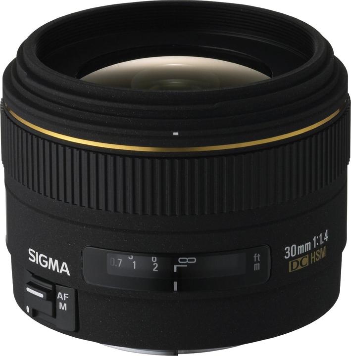 Sigma Objektiv 30mm, f/1.4 DC EX DC HSM, Canon (Canon EF, Vollformat)
