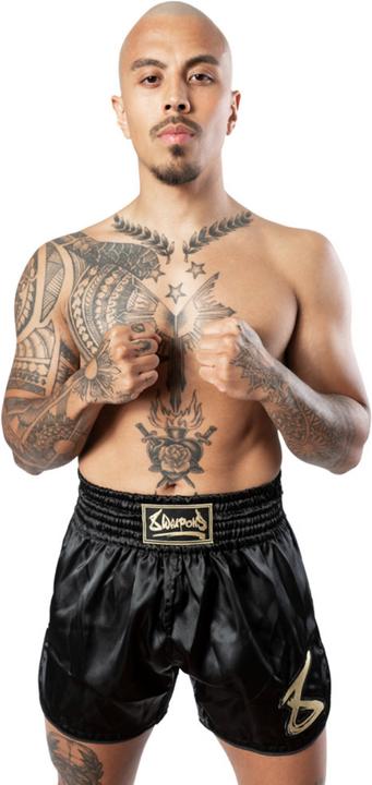 Actual product image 8Weapons 8 WEAPONS Strike Shorts - black-gold M (L)