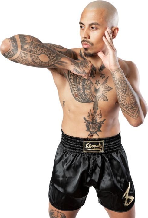 Actual product image 8Weapons 8 WEAPONS Strike Shorts - black-gold M (L)