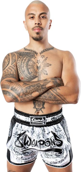 Image du produit 8Weapons 8 Weapons Muay Thai Shorts Carbon - Sak Yant Tigers (XXL)