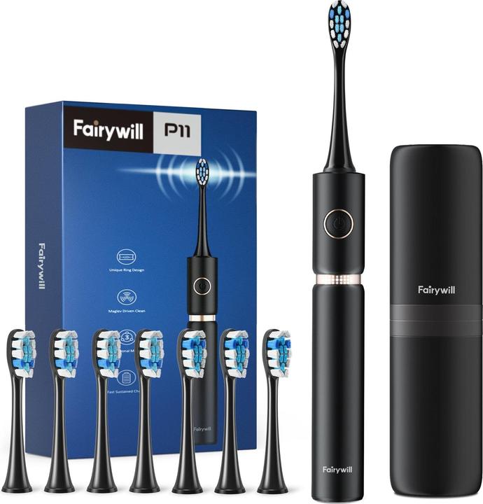 Fairywill Sonic toothbrush with head set and case FW-P11 (Schallzahnbürste)