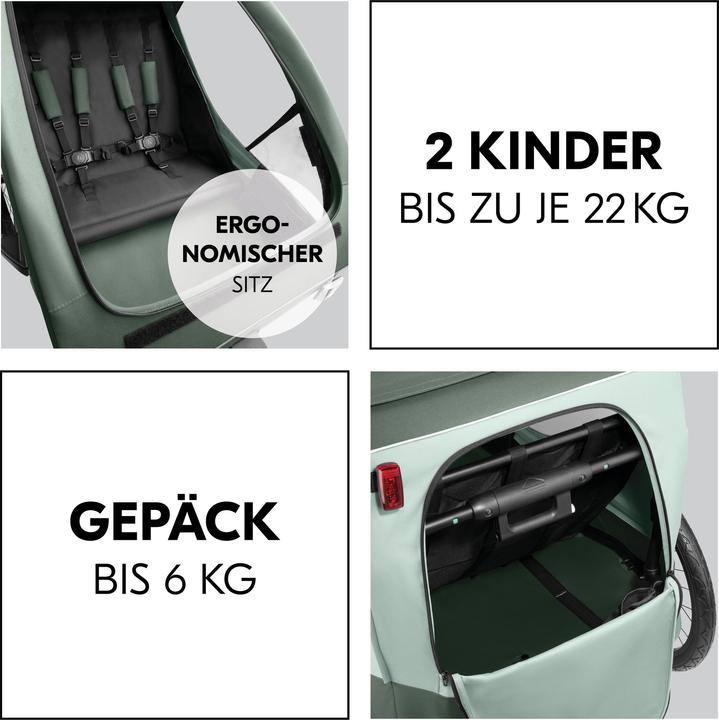 Produktbild Hauck Dryk Duo Plus Fahrradanhänger
