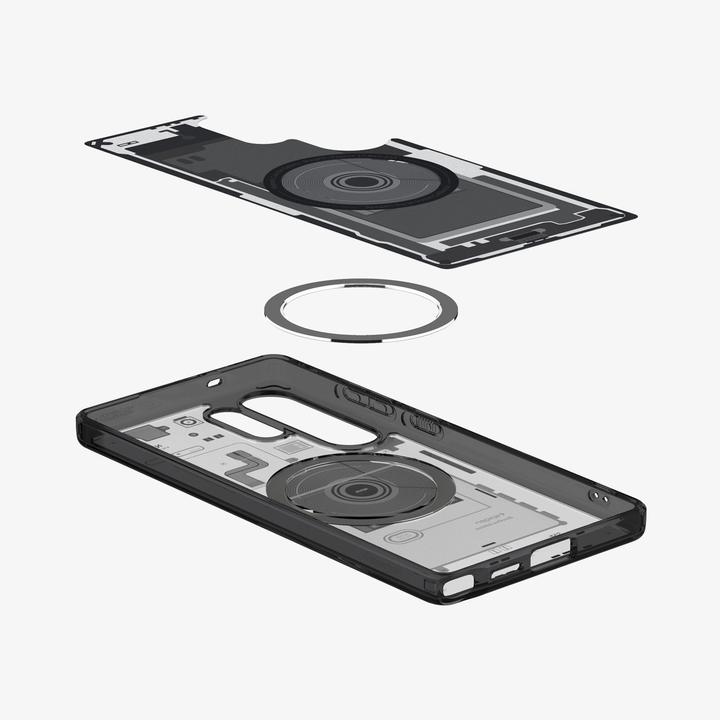 Immagine prodotto Spigen Ultra Hybrid Mag Hülle für Samsung Galaxy S25 Ultra Zero One – Schwarz (Samsung Galaxy S25 Ultra)