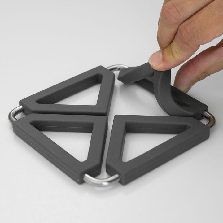 Produktbild Lurch Topfuntersetzer Premium-Platin Silikon iron grey (1 x, Pfannenuntersetzer)
