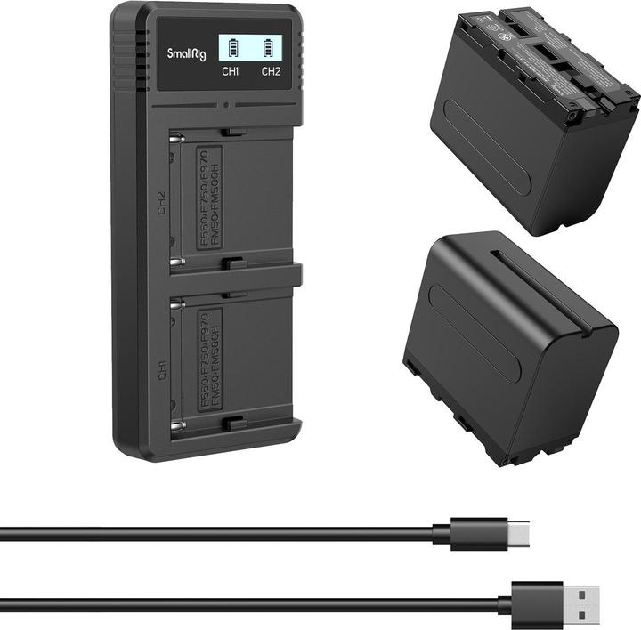 SmallRig 3823 NP-F970 (Akku, Ladegerät)