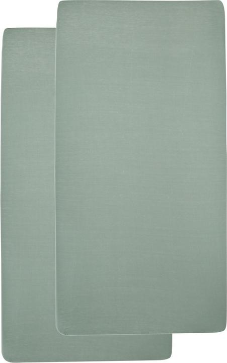 Produktbild Meyco jersey Spannbettlaken 2-pack 60x120 stone green