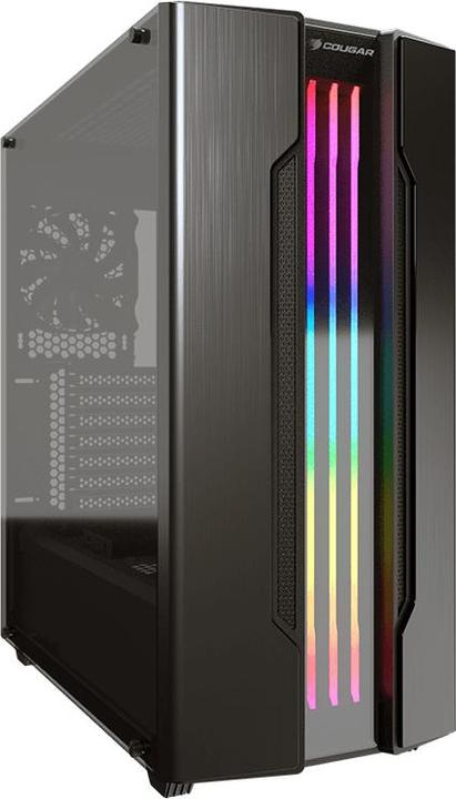 Actual product image Cougar Gemini S Iron-Gray RGB Mid Case (Mini-ITX, ATX, mATX, SSI CEB)