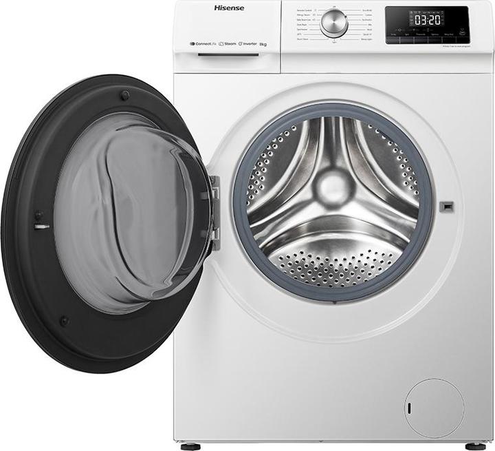 Actual product image Hisense WFQA8014EVJMW (8 kg, Left)