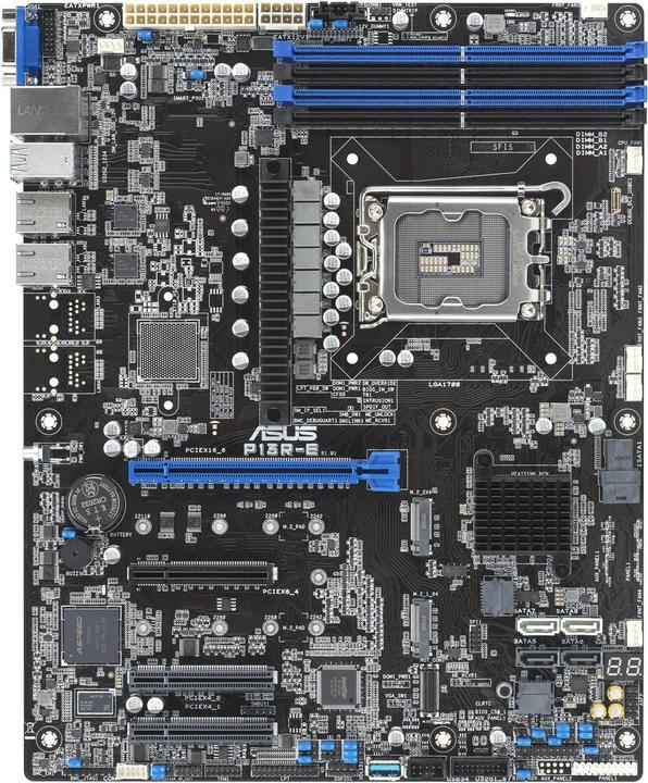 Valeurs nutritives et ingrédients ASUS P13R-E LGA1700 C266 ATX Server MB 4xDDR5 8xSATA 2xM.2 (LGA 1700, Intel C266, ATX)