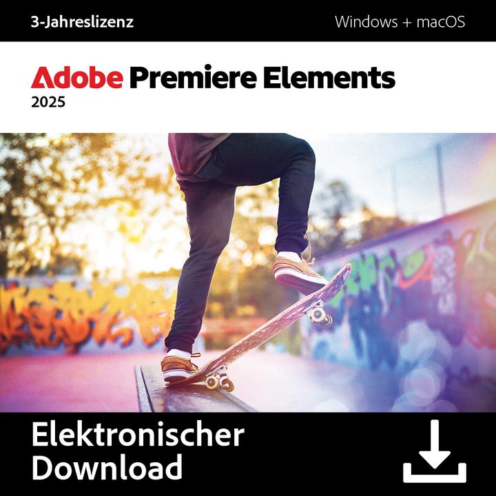 Actual product image Adobe Premiere Elements 2025 (1 User, 1 Devices/Users, 36 months)