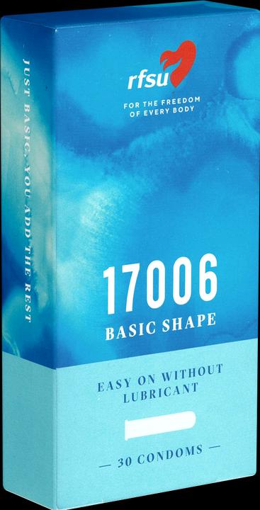 Productafbeelding rfsu 17006" (Basisvorm zonder glijder) 30 droge condooms zonder reservoir (30 Pcs.)
