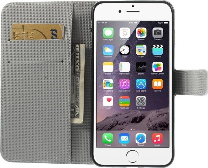 Produktbild König Design Handyhülle Tasche für Handy Apple iPhone 6 Plus Dicke Eule auf Ast (Apple iPhone 6 Plus)