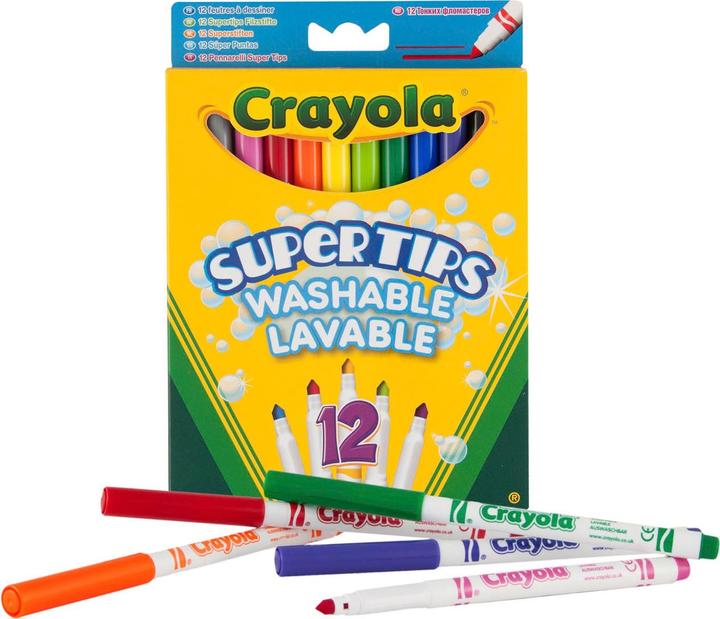Produktbild Crayola Marker mit Super-Point (Multi, 12 x)