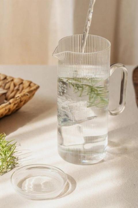 Produktbild Nuts Karaffe aus Borosilikatglas, 1.2l transparent (1.20 l)