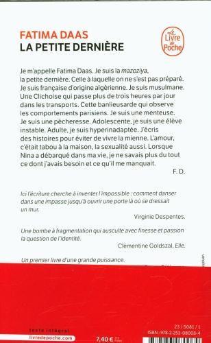 Immagine prodotto La petite dernière (Francese, Fatima Daas, 2021)