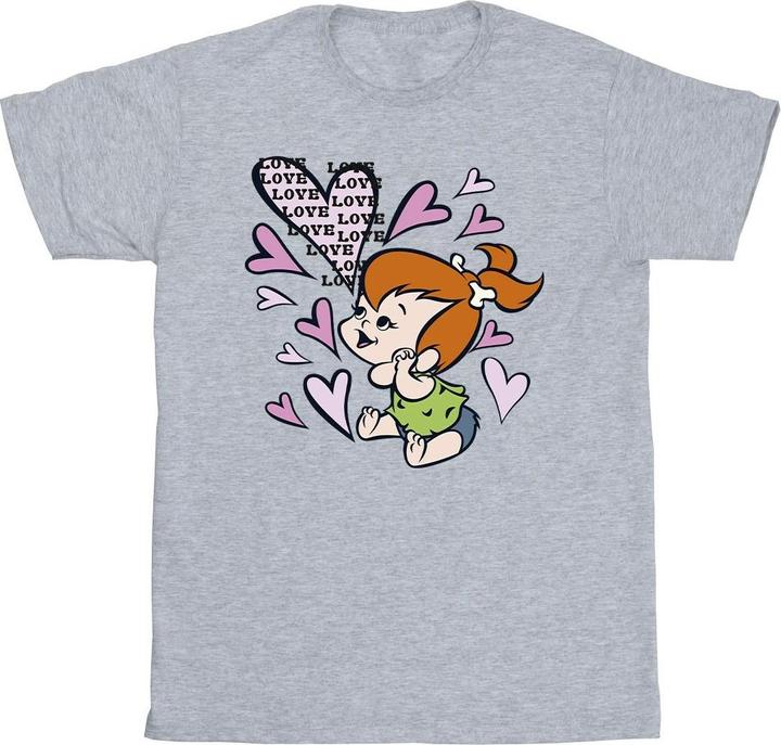 Immagine prodotto The Flintstones Pebbles Love Love Love Maglietta Uomo (XXL)