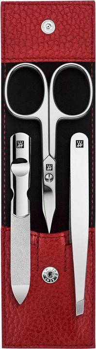 Actual product image Zwilling Classic manicure set 3 pieces in red