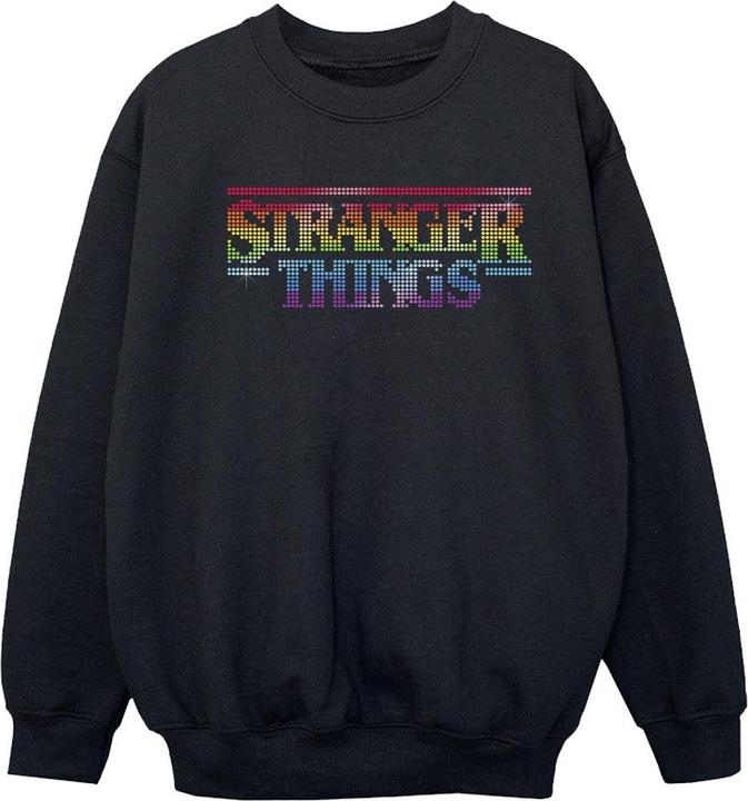 Immagine prodotto Netflix Stranger Things Rainbow Dot Logo Felpa Ragazze (140, 146)