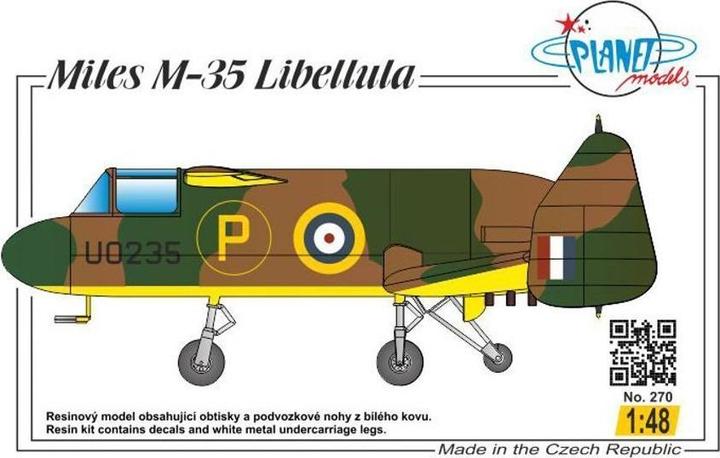 Actual product image Planet Models Miles M-35 Libellula