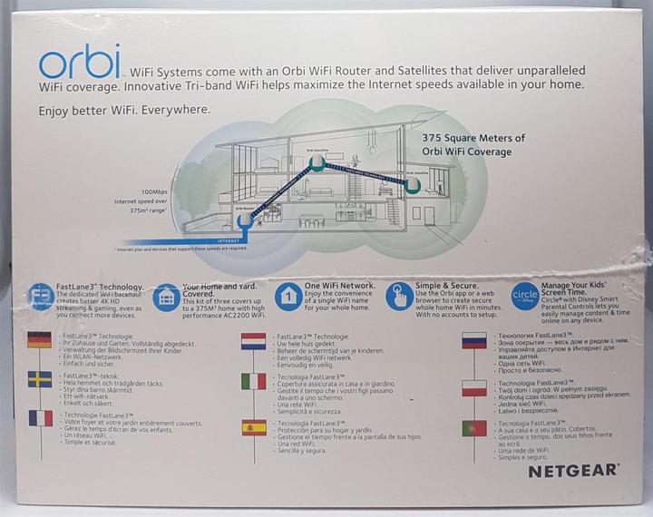 Image du produit Netgear Orbi RBK23 Mesh WiFi Set