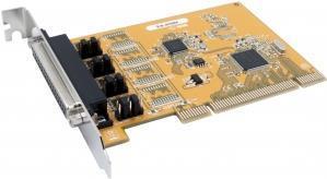 Actual product image Exsys PCI card 4S RS-232 w.Octopus cable