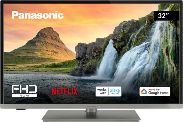 Immagine prodotto Panasonic TX-32MS360E, 81,3 cm, 1920 x 1080 Pixel, Full HD, Smart TV, Wifi, Zwart, Grijs (32", LED, Full HD)