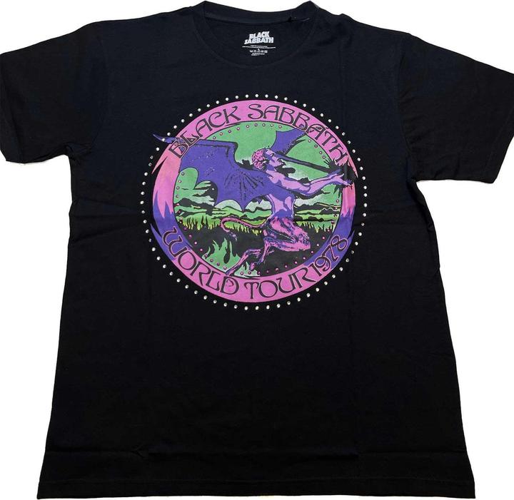 Black Sabbath Tour'78 Verschönertes TShirt