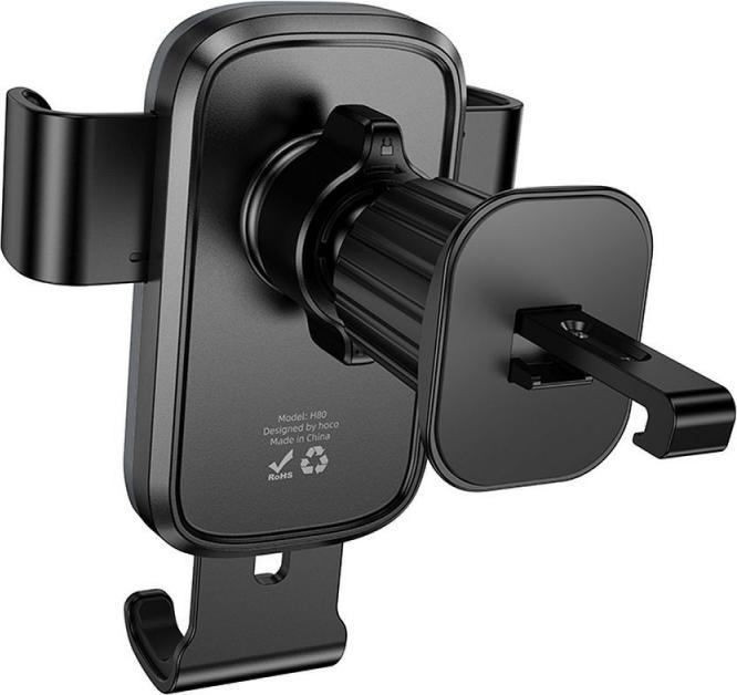 Produktbild Hoco Auto holder gravity car holder for air vent H80 black metal gray